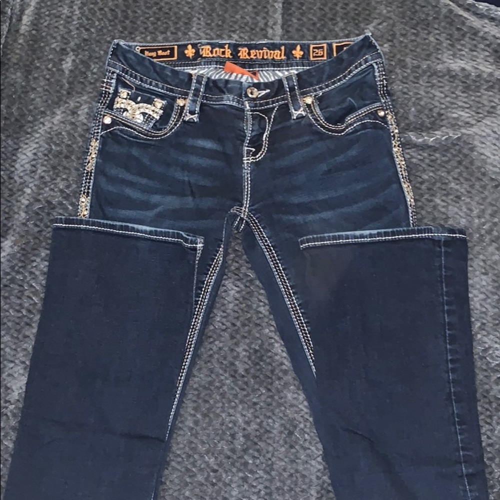 Rock Revival Dark Denim Jeans